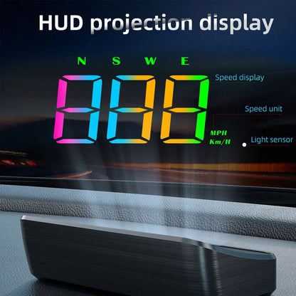 Bilens head-up-display (HUD)