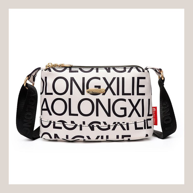 Crossbody-väska med flera fickor för kvinnor