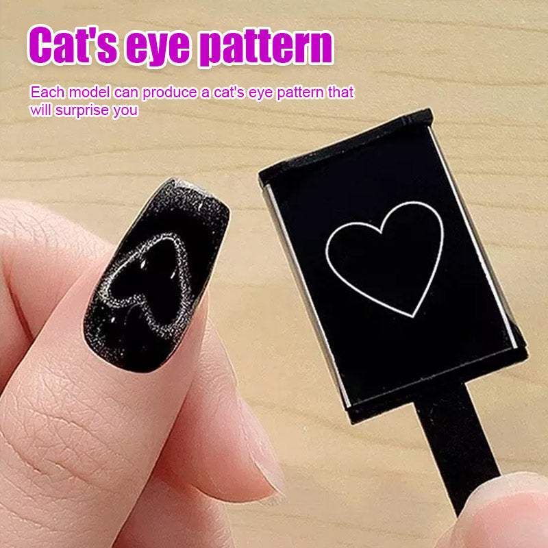 🌟[Nail Art Cat Eye Magnet Multifunctional Powerful Magnetic Strip Set] - Lås upp nya sätt att spela kreativ manikyr✨