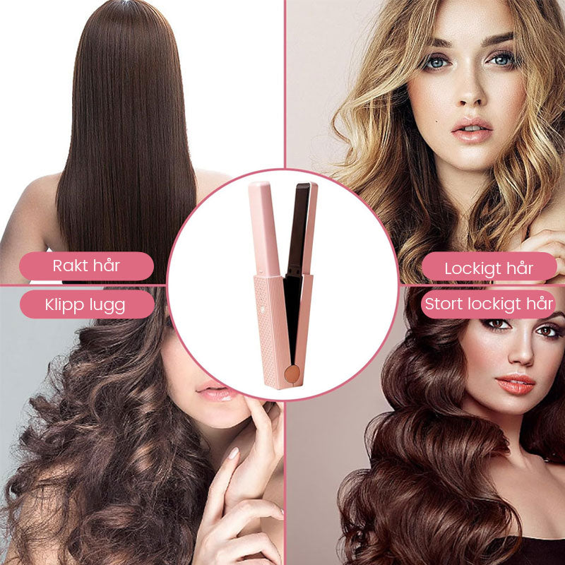 💁‍♀️Bärbar locktång och plattång