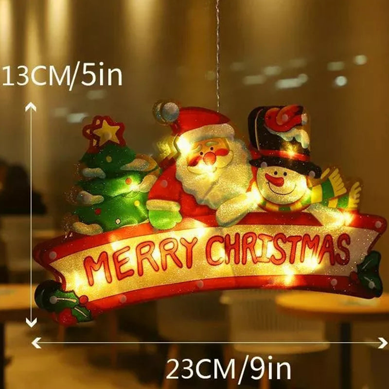 🎄Weihnachtliche Lichterketten im Fenster