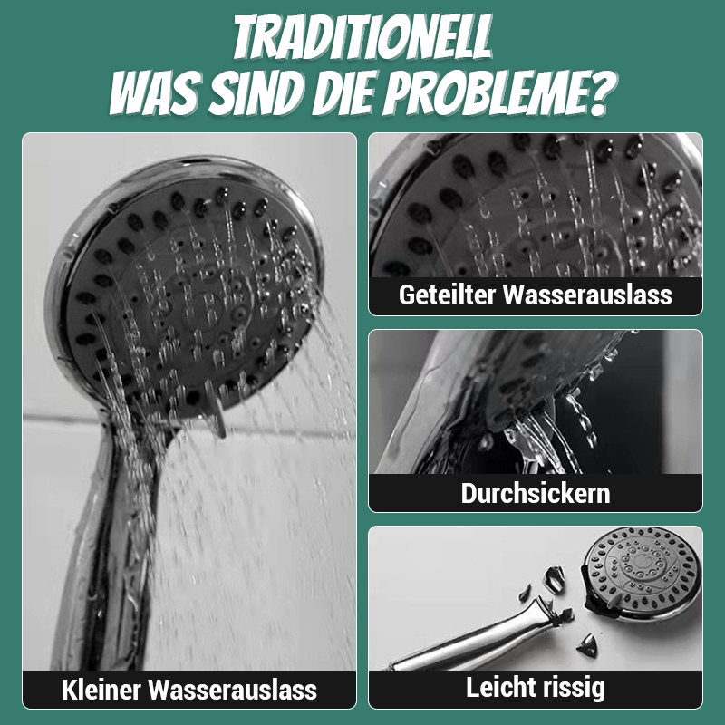 Booster-Duschkopf/Booster duschhuvud