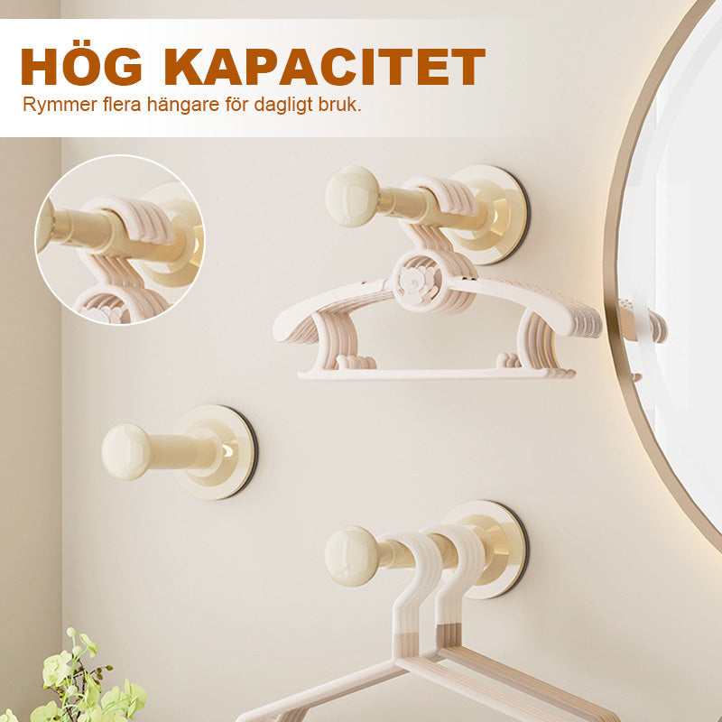 ✨Sugkopp stansfritt klädhängare förvaringsställ✨
