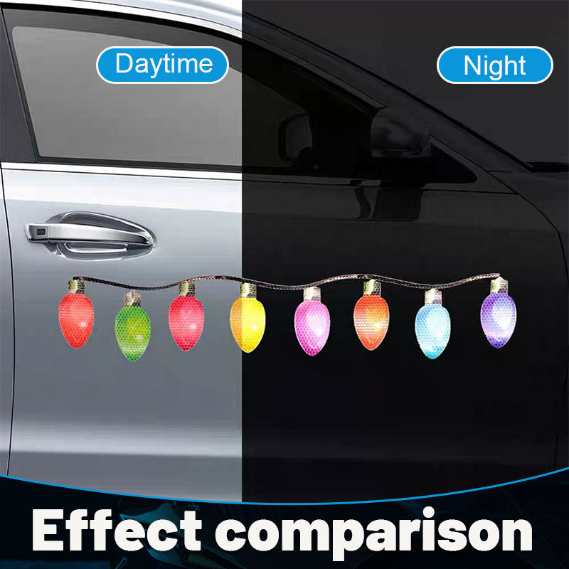 Jul Honeycomb Reflekterande Magnetiska Klistermärken