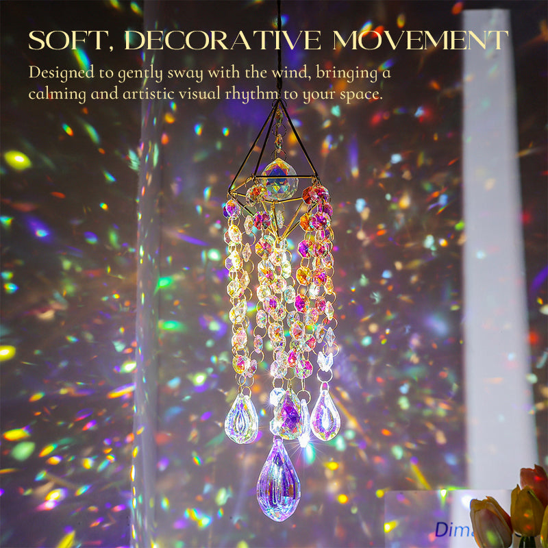 Crystal Iridescent Wind Chime