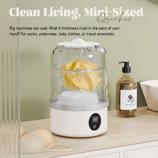 ✨ En liten maskin, specialdesignad för att tvätta underkläder, rent och bekymmersfritt!