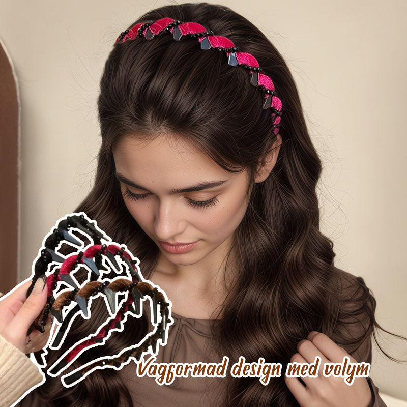 Vågigt Pannband/Wave headband