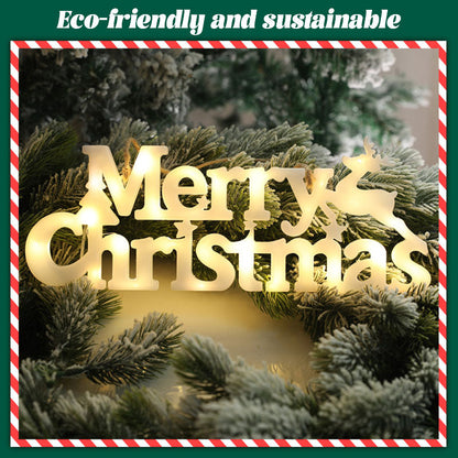 God Jul 3D Bokstavsbelysning/Merry Christmas 3D Letter Lights