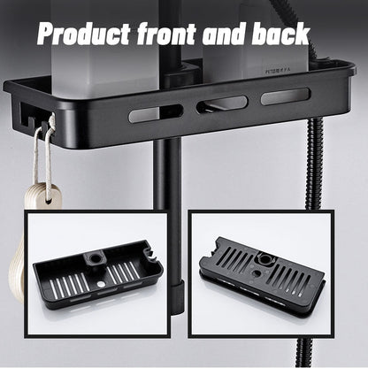 Hållare för stansfri bricka för badrum