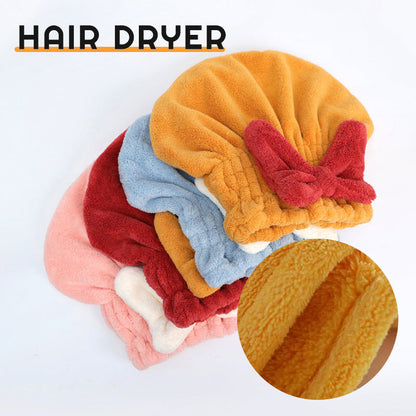 Bowknot Snabbtorkande duschmössa