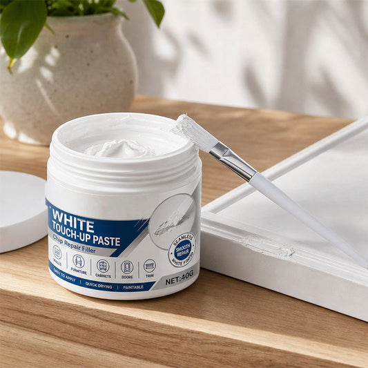 🏠White Furniture Touch-Up Paste with Brush