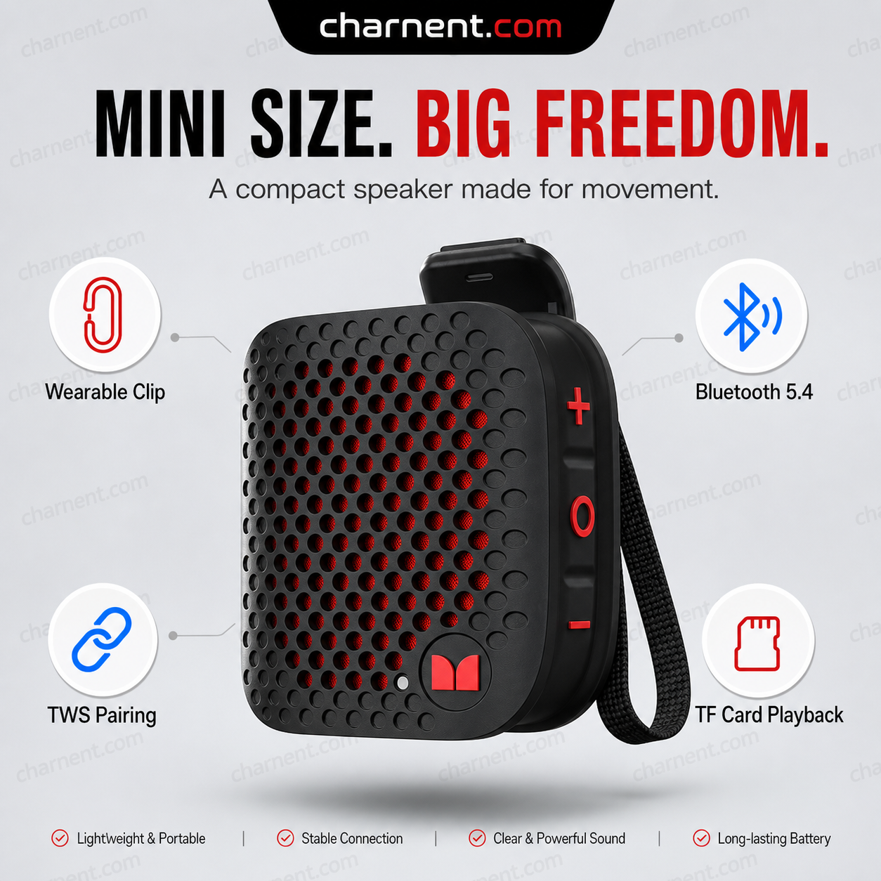 🎵🚲 Waterproof Bicycle Bluetooth Speaker – Clear Sound, Easy Mount & Long Battery Life ⚡