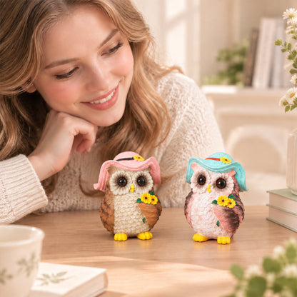 Creative Owl Figurine for Home, Garden & Tabletop Décor