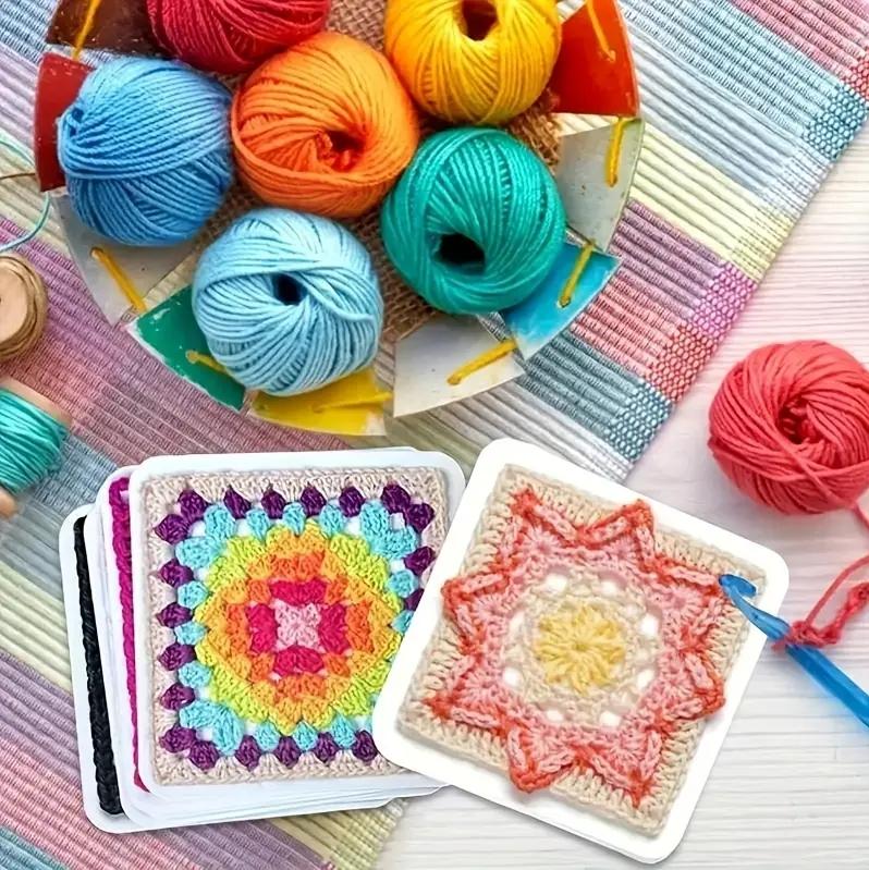 🎁 Granny Square Crochet Card Set[50 Unique Designs]🧵