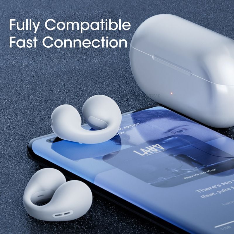 Bluetooth-headset med öronklämma och benledning