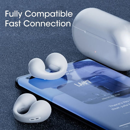 Bluetooth-headset med öronklämma och benledning