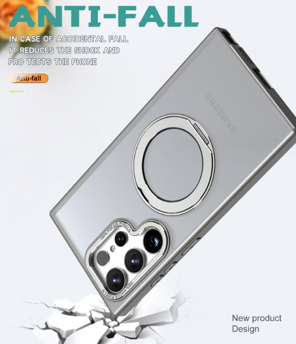 Roterande ring Magnetisk hållare Telefonfodral