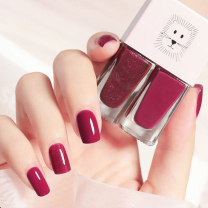 Avtagbart, bakningsfritt, snabbtorkande, långtidsverkande nagellack