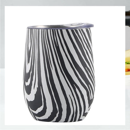 Creative Eggshell Cup - 12oz Stainless Steel Wine Cup