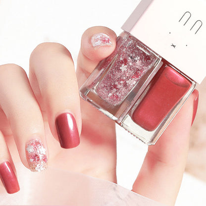 Avtagbart, bakningsfritt, snabbtorkande, långtidsverkande nagellack