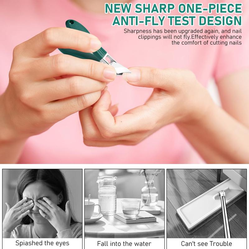 🔥Podiatrist-Recommended Nail Clippers - Ergonomic Angled Design for Toenails & Ingrowns