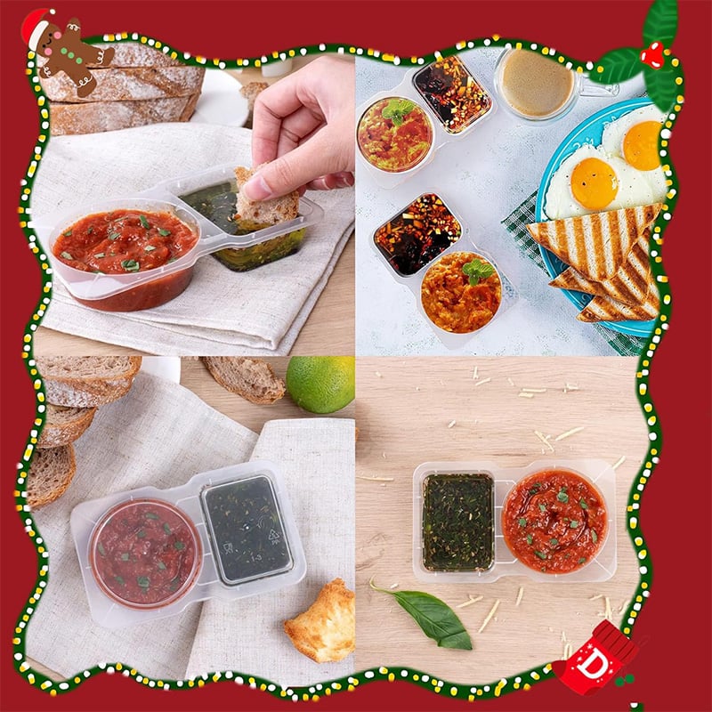 Kryddbehållare med dubbla fack