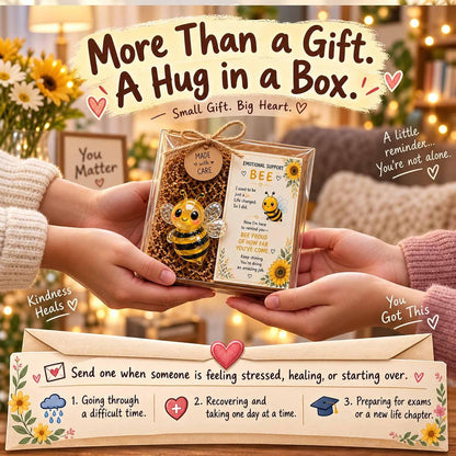 💌 Emotional Support Animal – Meaningful Encouragement Keepsake with Message Card & Gift-Ready Packaging ✨