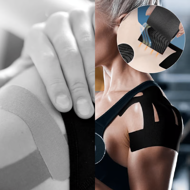 🔥Pre-Cut Elastic Shoulder Support Kinesiology Tapes