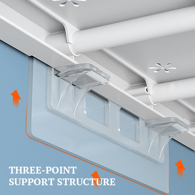 Skruvfri Utdragbar Förvaringshylla