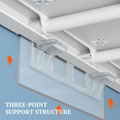 Skruvfri Utdragbar Förvaringshylla