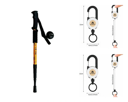 ⛰️Adjustable Aluminum Alloy Trekking Pole