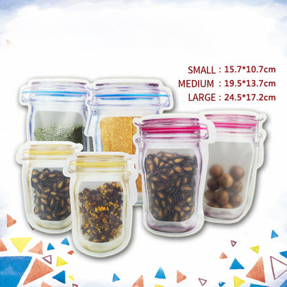 Ziplock-påsar för masonflaskor