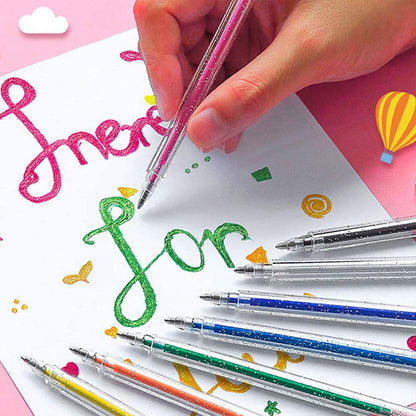 Metallfärgad Flash Gel Pen