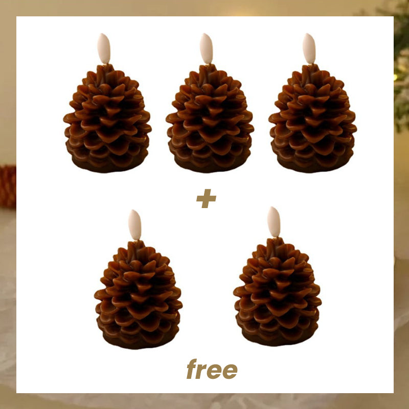 🔥 Flamlöst maskrosstearinljus batteridrivet