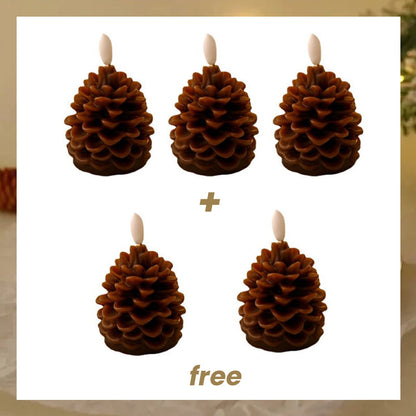 🔥 Flamlöst maskrosstearinljus batteridrivet