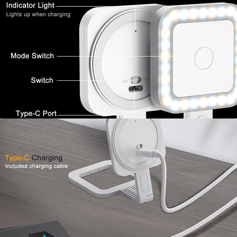 Magnetisk Bärbar Selfiefyllningslampa