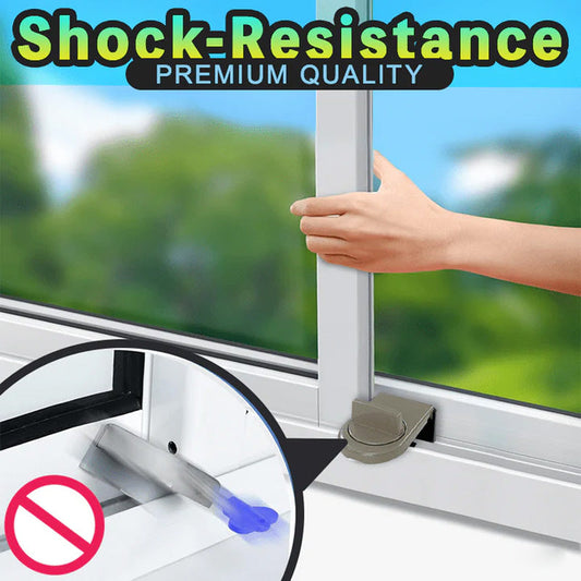 Stöldskyddande säkerhetslås för skjutdörrar och fönster