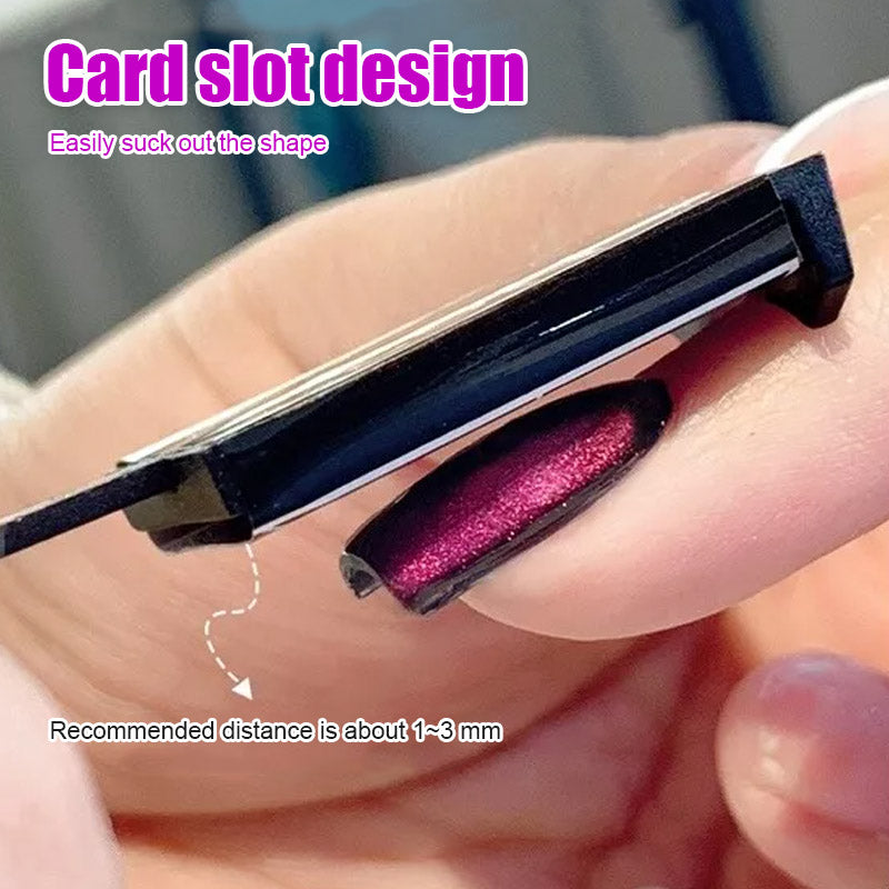 🌟[Nail Art Cat Eye Magnet Multifunctional Powerful Magnetic Strip Set] - Lås upp nya sätt att spela kreativ manikyr✨