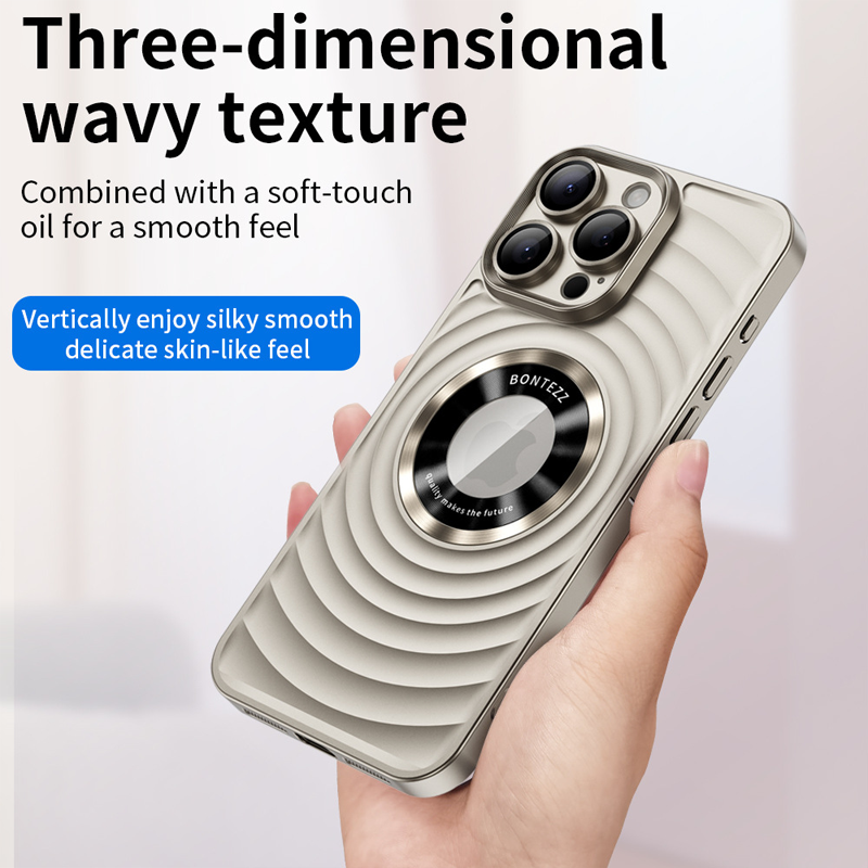 Vågigt magnetiskt mobilskal: Ultratunnt och stötsäkert