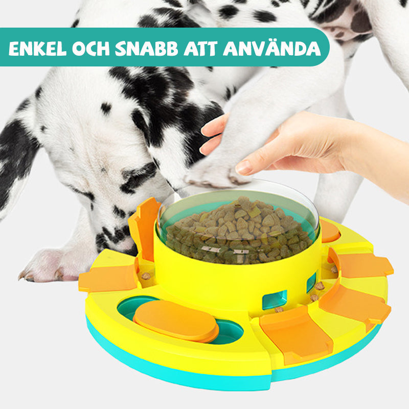 Hund leksak intelligens belöning tryck läcka mat