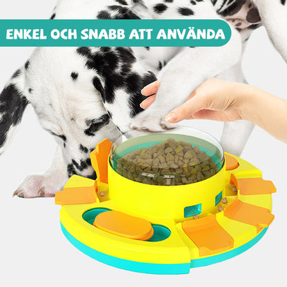 Hund leksak intelligens belöning tryck läcka mat