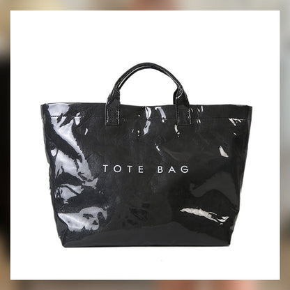 Toteväska med bokstavstryck för kvinnor