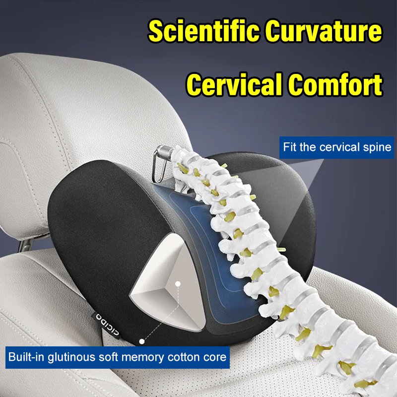 🚗Car Headrest Neck and Waist Pillow🛋️
