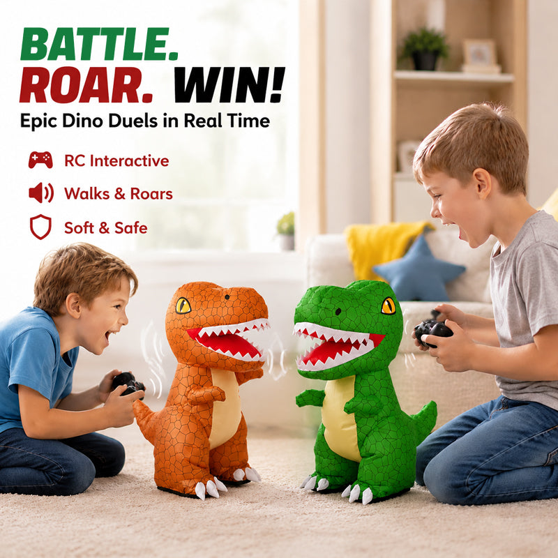 🦖 Remote-Control Inflatable T-Rex Toy for Kids