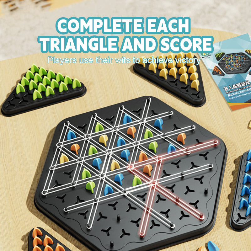 Triangle Chain Game: A Board Game for Logic and Geometry