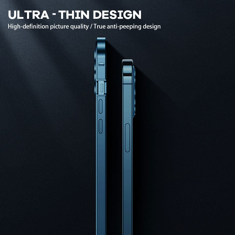 Uppgraderat dubbelsidigt magnetiskt mobilskal av glas med anti-peep
