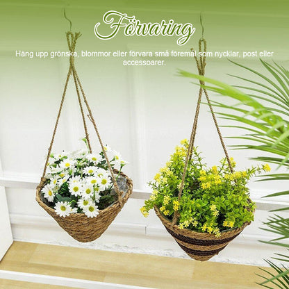 Vävda Hängande Korg