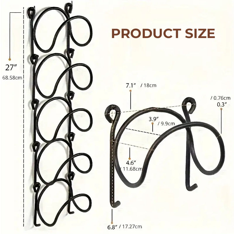🍹Väggmonterat multifunktionellt vinställ 🍷