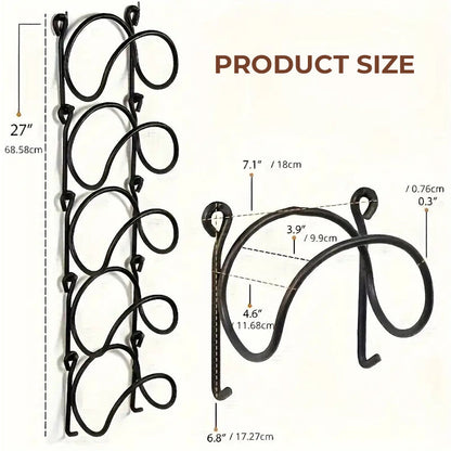 🍹Väggmonterat multifunktionellt vinställ 🍷