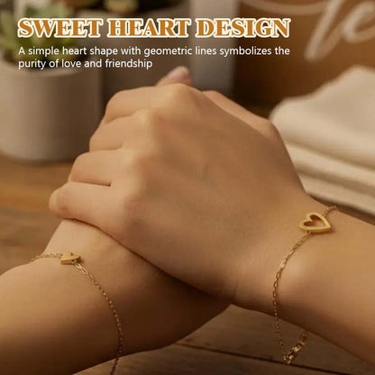 💕"Hjärta vid Hjärta"-dubbelarmbandet – ett band som knyter oss samman💕